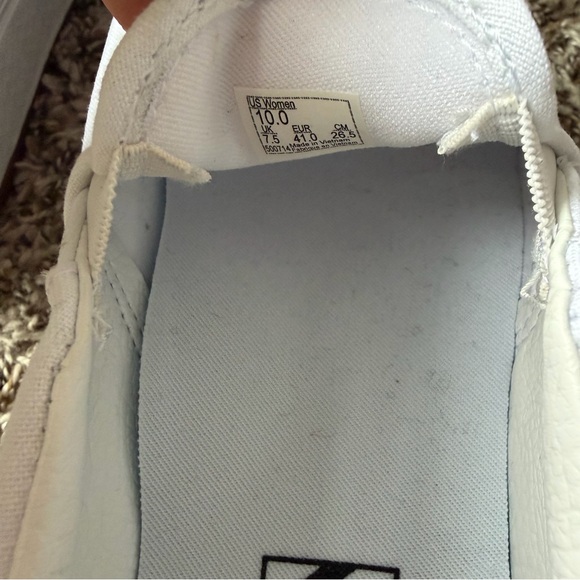 Vans Women's Asher Platform St Shoes Canvas White Size 10 - Picture 9 of 9